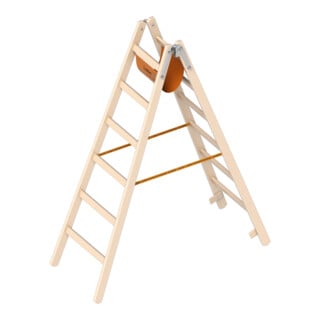Layher Holzstehleiter 1038 2x9 Sprossen