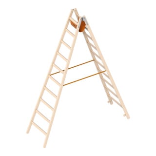 Layher Holzstehleiter 1053 2x10 Sprossen Ö-Norm Z1501