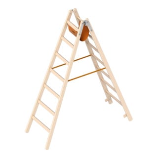 Layher Holzstehleiter 1053 2x7 Sprossen Ö-Norm Z1501