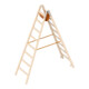 Layher Holzstehleiter 1053 2x8 Sprossen Ö-Norm Z1501