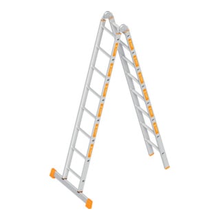 Layher Klappleiter TOPIC 1056 2x8 Sprossen