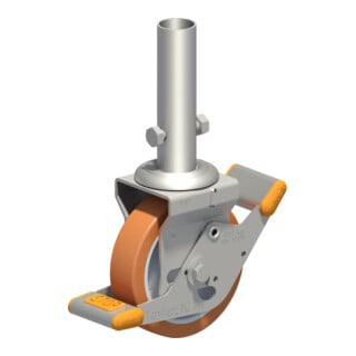 Layher Lenkrolle 400 Ø 150 mm Polyurethan-Belag
