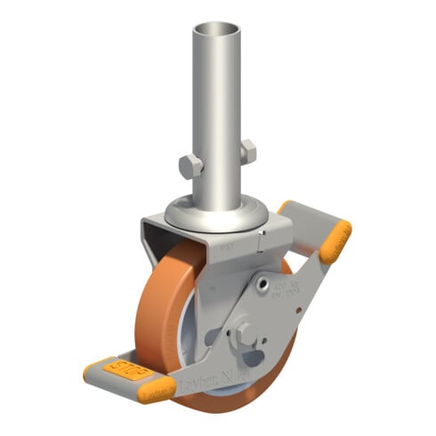 Layher Lenkrolle 400 Ø 150 mm Polyurethan-Belag