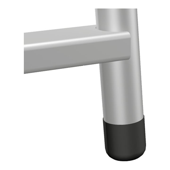 Layher Maschinentritt 1075 4 Stufen Aluminium rutschfest