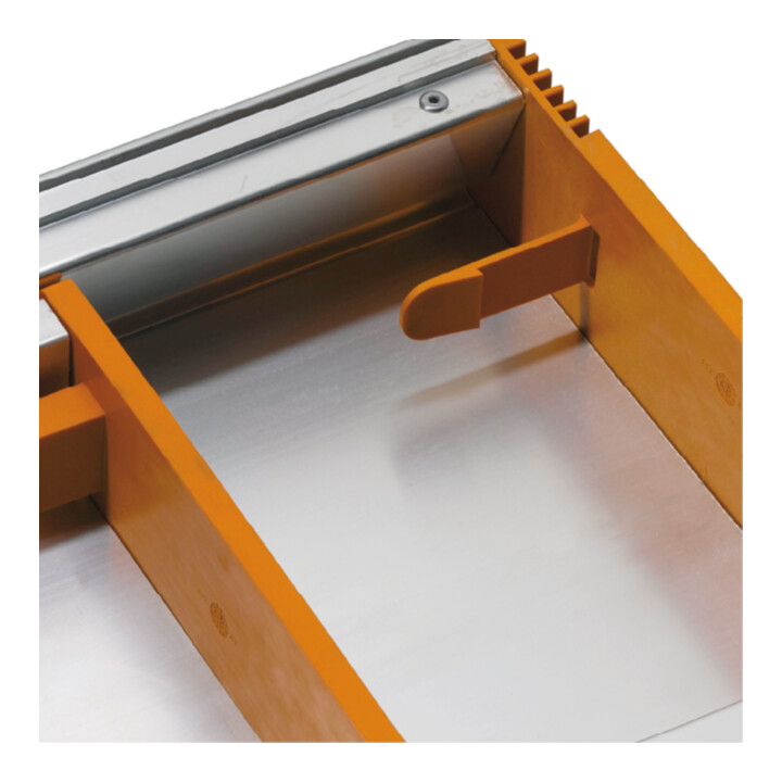 Layher Planche de travail en aluminium extensible de 1,64 à 2,9 m