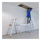 Layher Planche de travail en aluminium extensible de 1,64 à 2,9 m