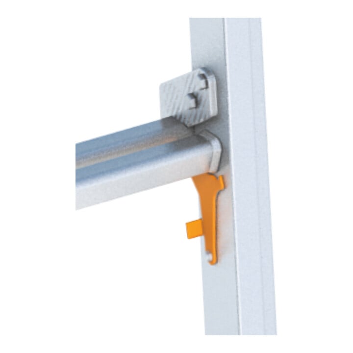 Layher Schiebeleiter TOPIC 1035 2x10 Sprossen mit Traverse