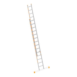 Layher Schiebeleiter TOPIC 1035 2x14 Sprossen mit Traverse
