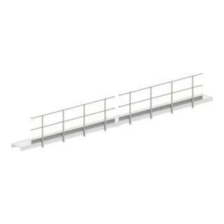 Layher Seitenschutz Alu-Steg 600 faltbar 9,15 m einseitig