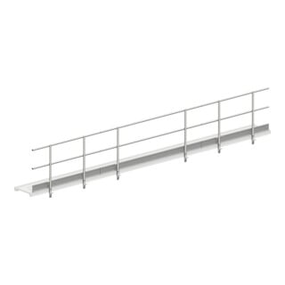 Layher Seitenschutz Dreiteilig Alu-Steg 600 7,1 m einseitig