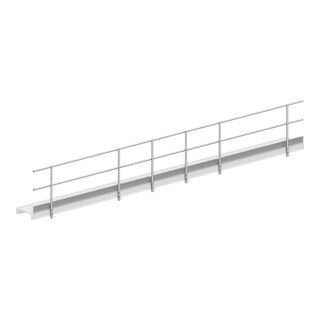 Layher Seitenschutz Dreiteilig Alu-Steg 600 8 m einseitig