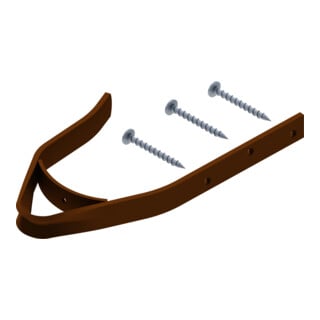 Layher Sicherheitsdachhaken flach braun