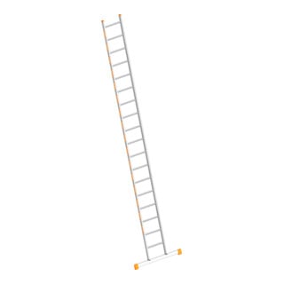 Layher Sprossenanlegeleiter TOPIC 1054 18 Sprossen mit Traverse