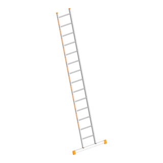 Layher Sprossenanlegeleiter TOPIC 1054 20 Sprossen mit Traverse