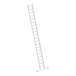 Layher Sprossenanlegeleiter TOPIC 1054 20 Sprossen mit Traverse
