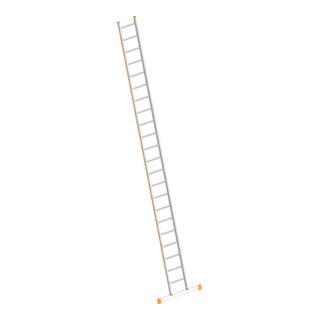 Layher Sprossenanlegeleiter TOPIC 1054 22 Sprossen mit Traverse