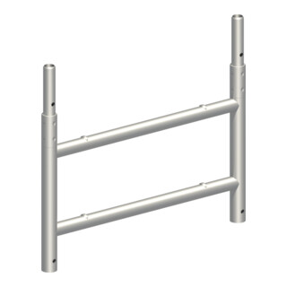 Layher Standleiter 75/2 Alu rutschsicher Sprossen