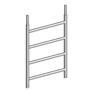 Layher Standleiter 75/4 Aluminium rutschsicher Sprossen