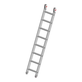Layher Stufeneinhängeleiter 8 Stufen Aluminium