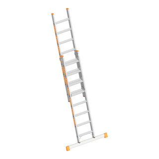 Layher Stufenschiebeleiter TOPIC 1032 2x8 Stufen