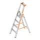Layher Stufenstehleiter TOPIC 1064 4 Stufen einseitig begehbar