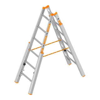 Layher Treppenstehleiter TOPIC 1061 2x6 Sprossen