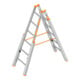 Layher Treppenstehleiter TOPIC 1061 2x6 Sprossen