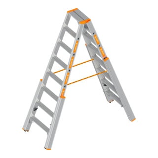 Layher Treppenstehleiter TOPIC 1062 2x8 Stufen