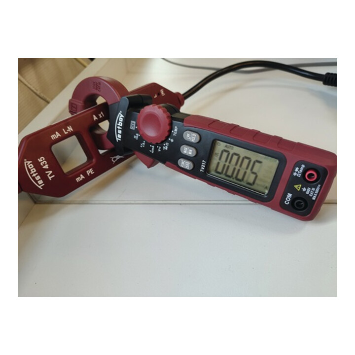 Leckstromzange TV 217 Messber.1µA – 150A(AC) Zangenöffnung 27mm TESTBOY