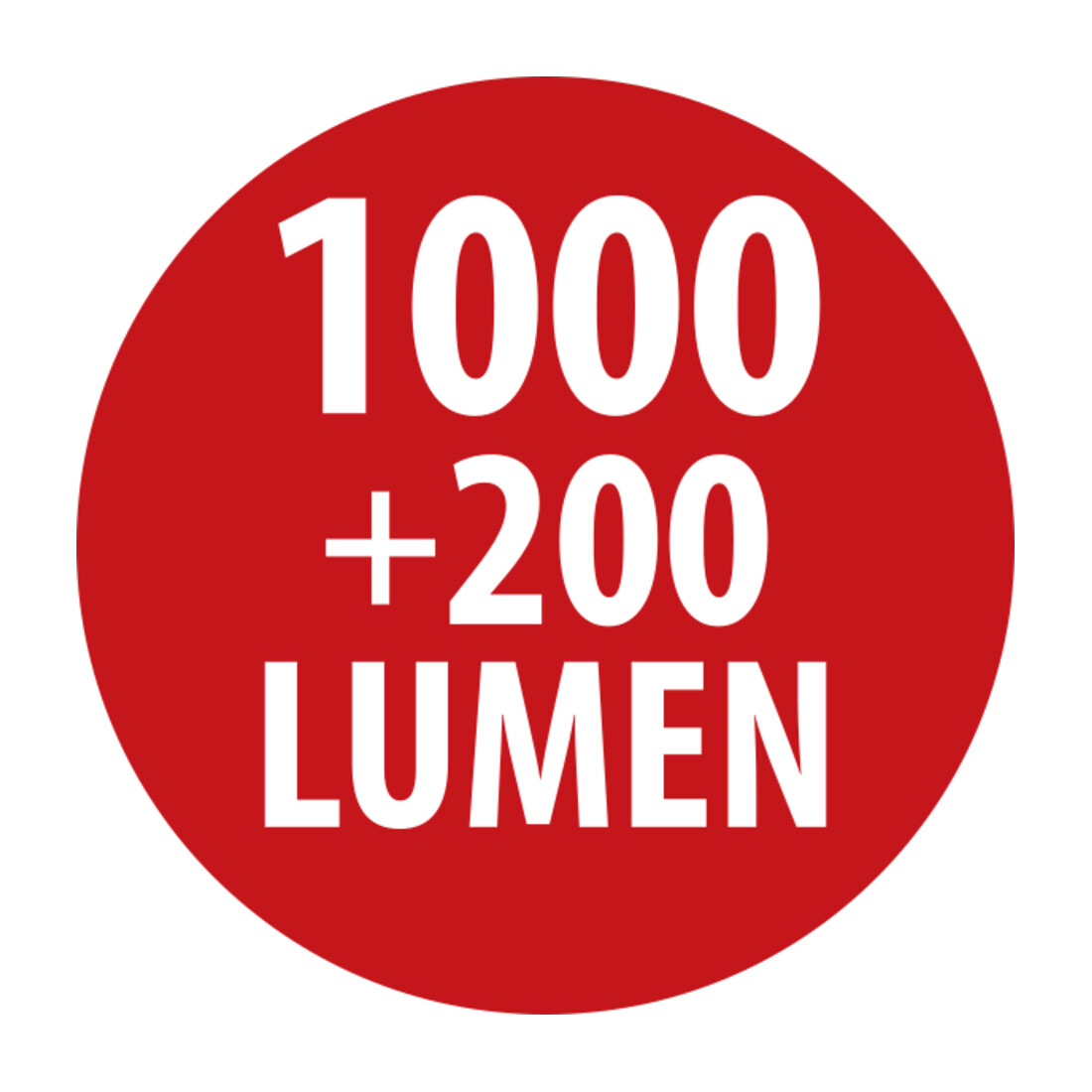 LED Akku-Handleuchte HL 1000 A, IP54, 1000+200lm