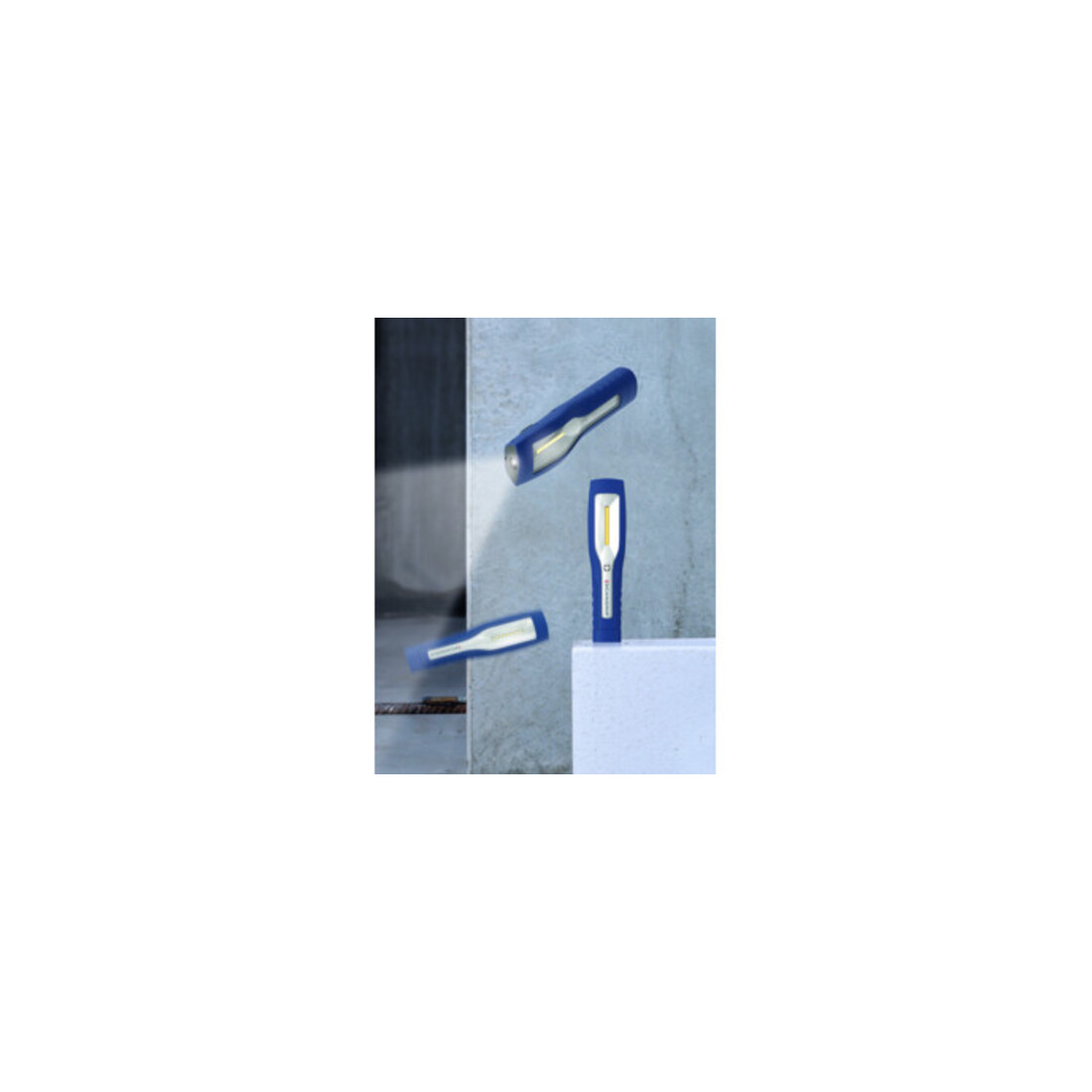 LED-Akkuhandleuchte 20-200 Lm 3,7 V / 1200 mAh Li-ion Ip54