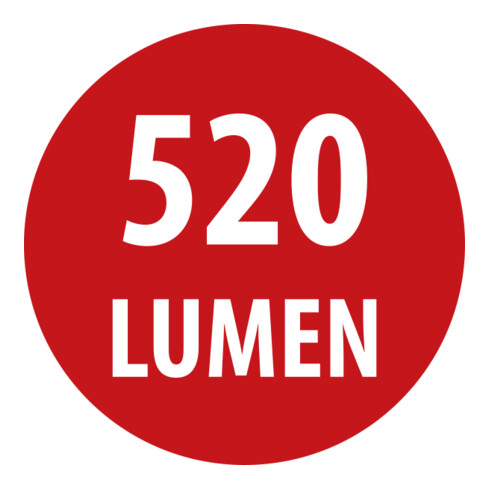 LED-Akkuwerkstattleuchte WL 500 A 520 lm 3,7 V 8,14 Wh Leuchtdauer 24 h