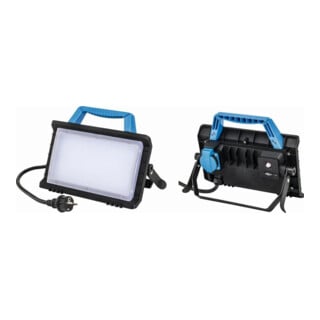 LED Arbeitsleuchte 24W "Optiline" IP54 m. USB- und Schukodose m. 3m