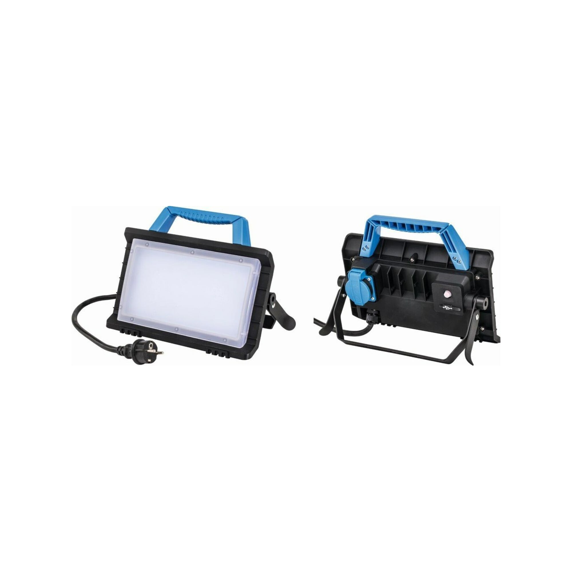 LED Arbeitsleuchte 24W "Optiline" IP54 m. USB- und Schukodose m. 3m ; as - Schwabe