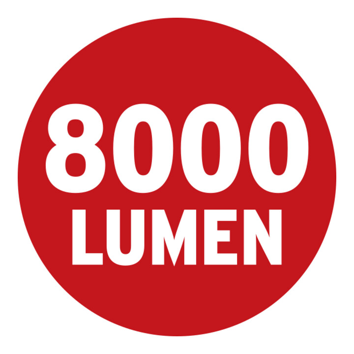 LED Arbeitsstrahler JARO 7050 M, 8000lm, 79,6W, 5m H07RN-F 3G1,0, IP65