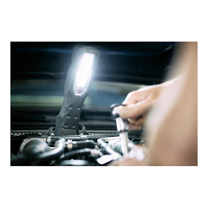 LED batterij-handlamp HL 1000 A, IP54, 1000+200lm