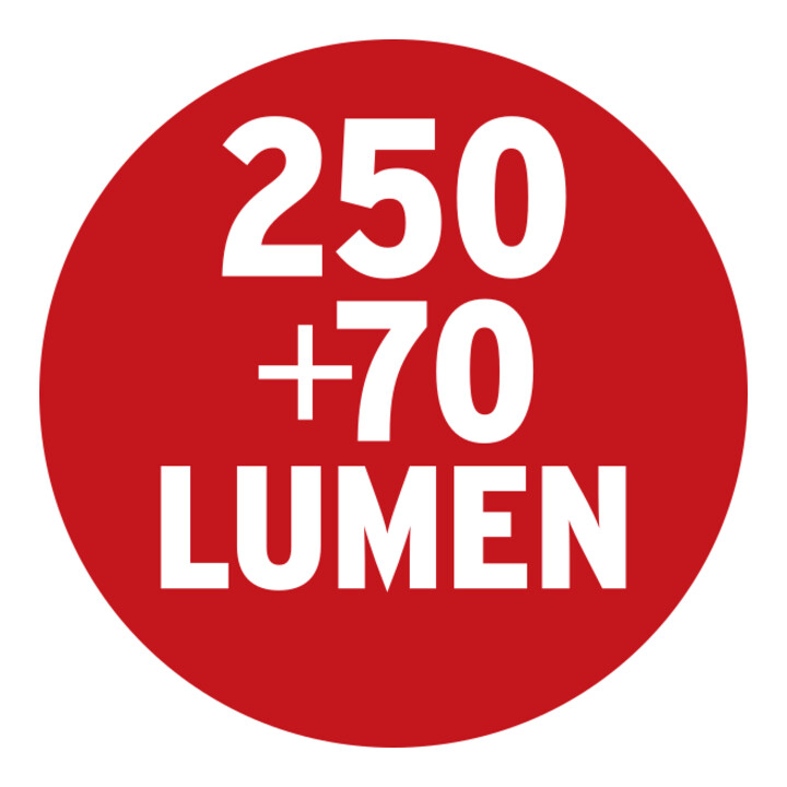 LED batterij handlamp HL 200 A 250+70lm, buigbaar
