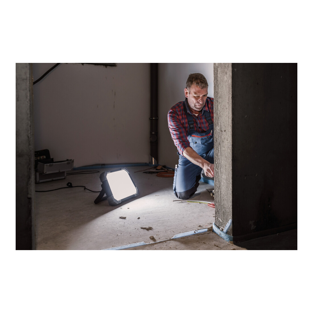 Brennenstuhl LED-bouwlamp DINORA H07RN-F 3G1,5 met stopcontact