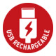 LED Lampe de poche rechargeable HL 200 A 250+70lm, articulée