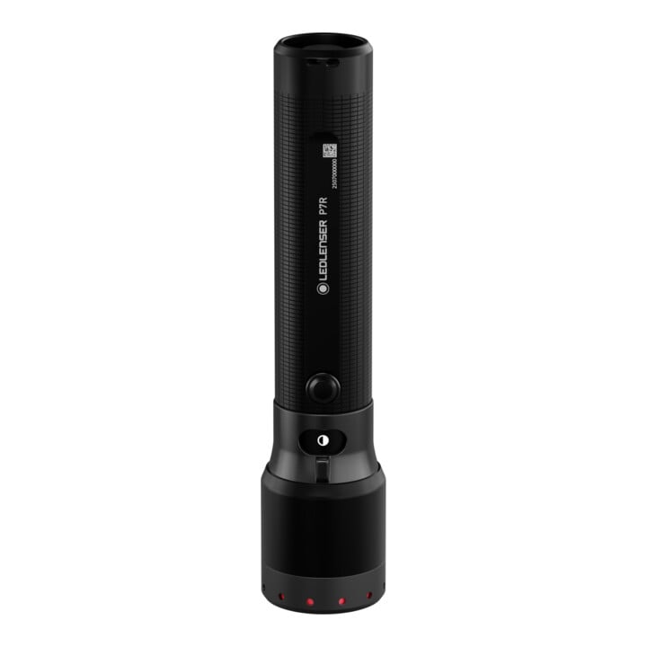 LED LENSER® Lampe de poche polyvalente P7R noire rechargeable