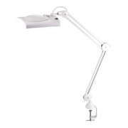 LED loeplampen 190,5mm (7,5 inch) w. Omslag, vierkante kop wit w. Tabel klem-2