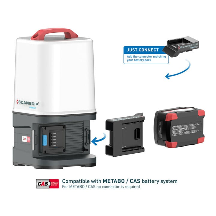 LED-Strahler AREA 10 CONNECT 84 W 1000-10000 lm IP65 SCANGRIP