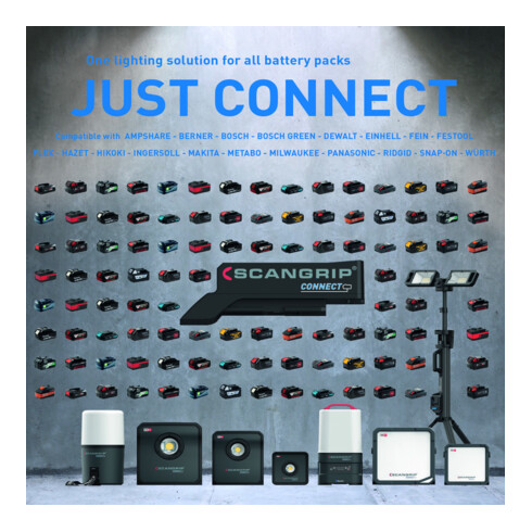 LED-Strahler NOVA 4 CONNECT 30 W 400-4000 lm IP65 SCANGRIP