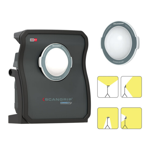 LED-Strahler NOVA 4 CONNECT 30 W 400-4000 lm IP65 SCANGRIP