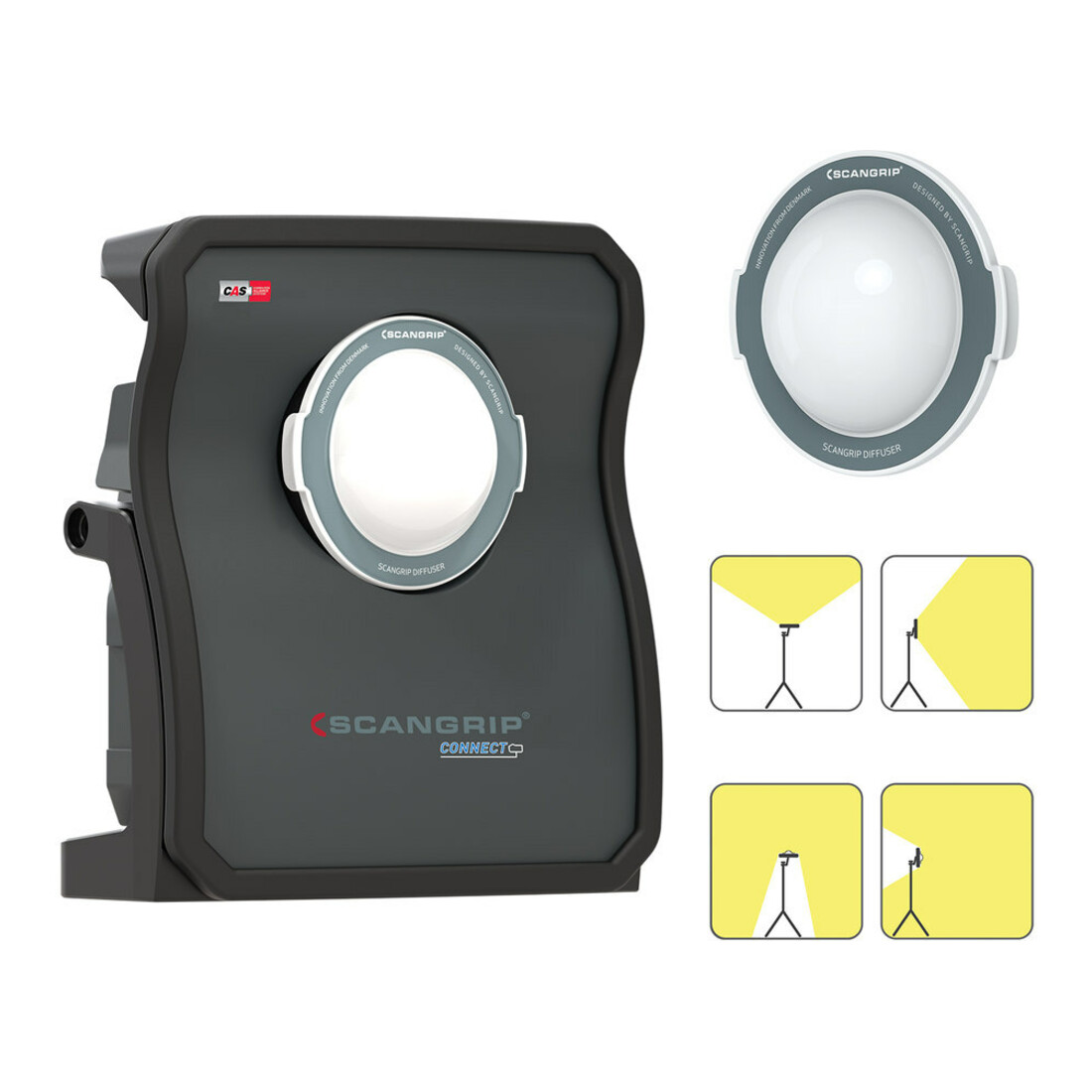LED-Strahler NOVA 4 CONNECT 30 W 400-4000 lm IP65 SCANGRIP