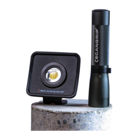 LED-Strahler NOVA MINI 10 W 100-1000 lm 1m Li-Ion 4000 Ah 3,65 V IP65 SCANGRIP
