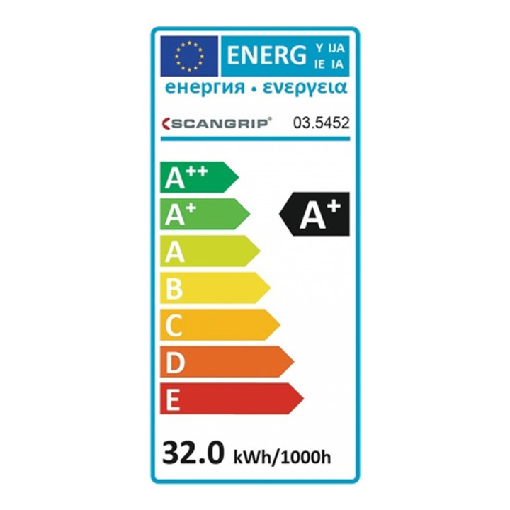 LED-Strahler VEGA 32W 2600 lm 5m H05RN-F 2x1 mm² IP54 SCANGRIP