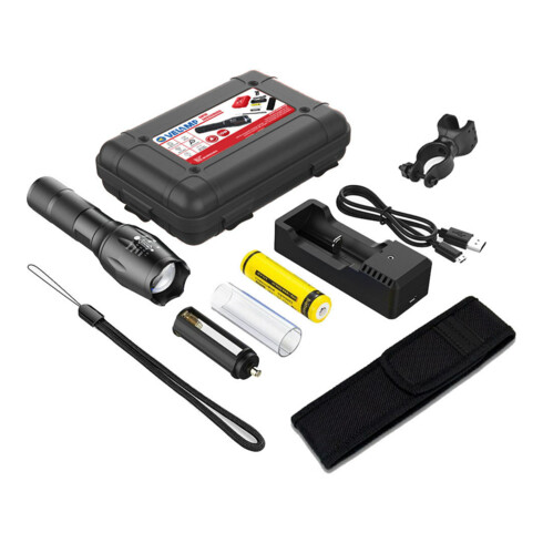 LED Taschenlampe IR547, 10 W, fonction zoom