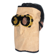 Ledermaske/Brillenmaske kurz
