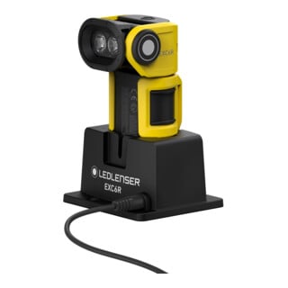 Ledlenser Feuerwehr-Winkelleuchte EXC6R mit Charging Station schwarz